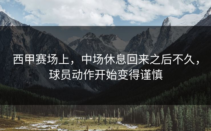 西甲赛场上,中场休息回来之后不久,球员动作开始变得谨慎 西甲赛场上,中场休息回来之后不久,球员动作开始变得谨慎